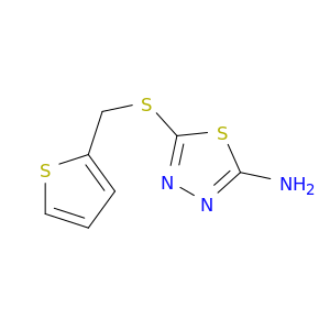5-[(Thiophen-2-ylmethyl)sulfanyl]-1,3,4-thiadiazol-2-amine
