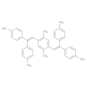 Benzene, 1,4-bis[2,2-bis(4-methylphenyl)ethenyl]-2,5-dimethyl-
