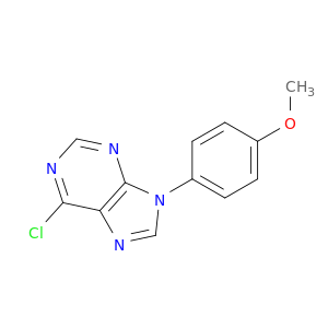 6-chloro-9-(4-methoxyphenyl)purine