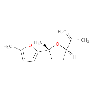 2,2'-Bifuran, 2,3,4,5-tetrahydro-2,5'-dimethyl-5-(1-methylethenyl)-, trans-