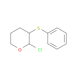 2H-Pyran, 2-chlorotetrahydro-3-(phenylthio)-