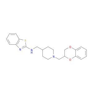 2-Benzothiazolamine,N-[[1-[(2,3-dihydro-1,4-benzodioxin-2-yl)methyl]-4-piperidinyl]methyl]-