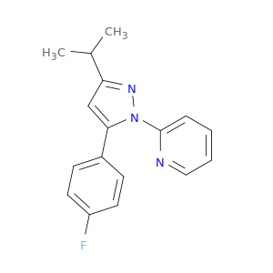 2-[5-(4-氟苯基)-3-(1-甲基乙基)-1H-吡唑-1-基]吡啶