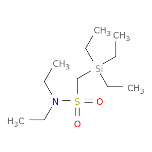 Methanesulfonamide, N,N-diethyl-1-(triethylsilyl)-