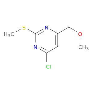 4-氯-6-(甲氧基甲基)-2-(甲硫基)嘧啶