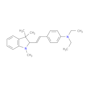 N,N-DIETHYL-4-[(E)-2-(1,3,3-TRIMETHYLINDOL-2-YL)VINYL]ANILINE