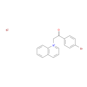 Quinolinium, 1-[2-(4-bromophenyl)-2-oxoethyl]-, bromide