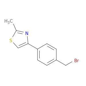 4-[4-(溴甲基)苯基]-2-甲基-1,3-噻唑