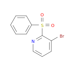PYRIDINE, 3-BROMO-2-(PHENYLSULFONYL)-