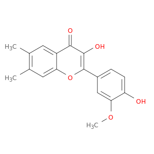 3-Hydroxy-2-(4-hydroxy-3-methoxyphenyl)-6,7-dimethylchromen-4-one