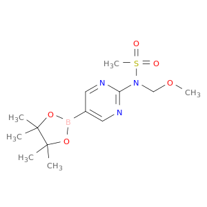 2-(Methanesulfonyl(N-methoxymethyl)amino)pyrimidine-5-boronic acid, pinacol ester
