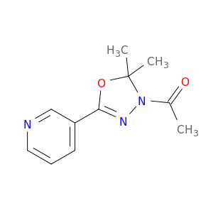 1,3,4-Oxadiazole, 3-acetyl-2,3-dihydro-2,2-dimethyl-5-(3-pyridinyl)-
