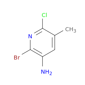 2-溴-6-氯-5-甲基吡啶-3-胺