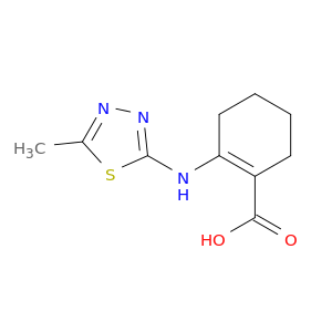1-Cyclohexene-1-carboxylicacid, 2-[(5-methyl-1,3,4-thiadiazol-2-yl)amino]-