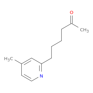 2-Hexanone, 6-(4-methyl-2-pyridinyl)-