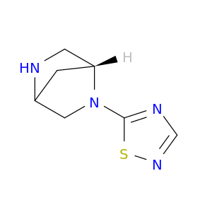 2,5-Diazabicyclo[2.2.1]heptane,2-(1,2,4-thiadiazol-5-yl)-, (1R)- (9CI)