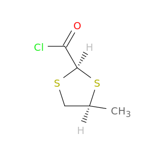 1,3-Dithiolane-2-carbonylchloride, 4-methyl-, cis- (9CI)