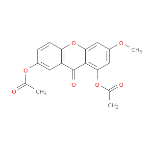 9H-Xanthen-9-one, 1,7-bis(acetyloxy)-3-methoxy-