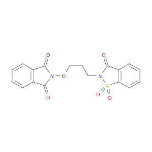 1H-Isoindole-1,3(2H)-dione,2-[3-(1,1-dioxido-3-oxo-1,2-benzisothiazol-2(3H)-yl)propoxy]-