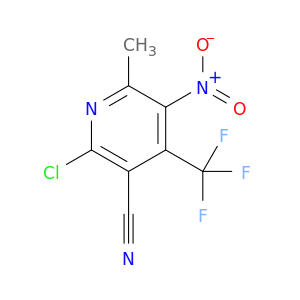 nicotinonitrile, 2-chloro-6-methyl-5-nitro-4-(trifluoromethyl)-