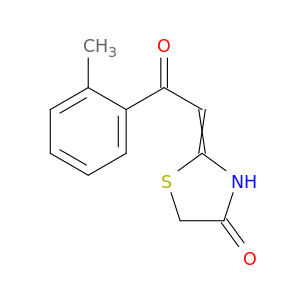 2-[2-(2-Methylphenyl)-2-oxoethylidene]-1,3-thiazolidin-4-one