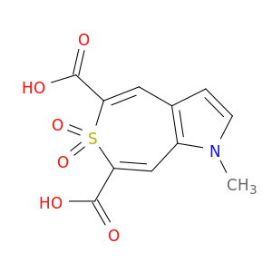 1H-Thiepino[4,5-b]pyrrole-5,7-dicarboxylic acid, 1-methyl-, 6,6-dioxide