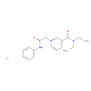 3-DIETHYLCARBAMOYL-1-(PHENYLCARBAMOYLMETHYL)PYRIDINIUM CHLORIDE