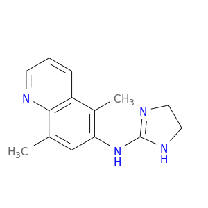 6-Quinolinamine, N-(4,5-dihydro-1H-imidazol-2-yl)-5,8-dimethyl-