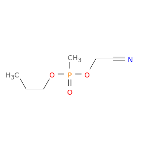 Phosphonic acid, methyl-, cyanomethyl propyl ester