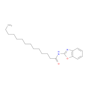 Tetradecanamide, N-2-benzoxazolyl-