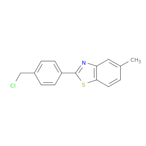 2-[4-(Chloromethyl)phenyl]-5-methyl-1,3-benzothiazole