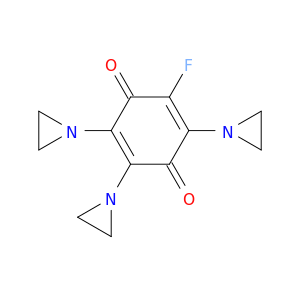 2,5-Cyclohexadiene-1,4-dione,2,3,5-tri-1-aziridinyl-6-fluoro-