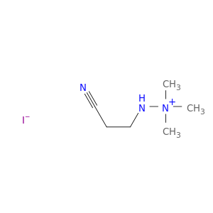 Hydrazinium, 2-(2-cyanoethyl)-1,1,1-trimethyl-, iodide