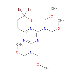 1,3,5-Triazine-2,4-diamine,N2,N2,N4,N4-tetrakis(methoxymethyl)-6-(3,3,3-tribromopropyl)-