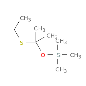 Silane, [1-(ethylthio)-1-methylethoxy]trimethyl-