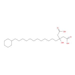 Pentanedioic acid, 3-(12-cyclohexyldodecyl)-3-hydroxy-