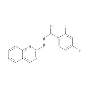2-Propen-1-one, 1-(2,4-difluorophenyl)-3-(2-quinolinyl)-