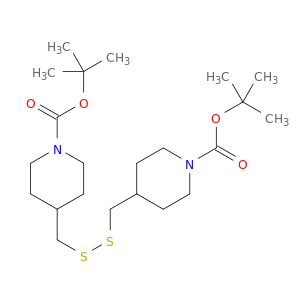 二-叔丁基4,4'-(二硫烷二基双(亚甲基))双(哌啶-1-羧酸酯)