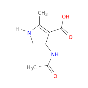1H-吡咯-3-羧酸,4-(乙酰氨基)-2-甲基-