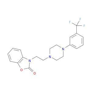 2(3H)-Benzoxazolone,3-[2-[4-[3-(trifluoromethyl)phenyl]-1-piperazinyl]ethyl]-