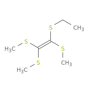 Ethene, (ethylthio)tris(methylthio)-