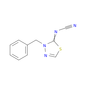 Cyanamide, [3-(phenylmethyl)-1,3,4-thiadiazol-2(3H)-ylidene]-