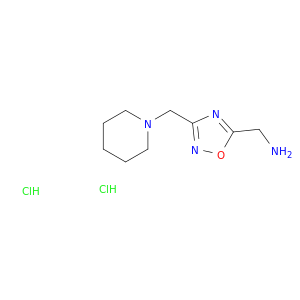 {3-[(哌啶-1-基)甲基]-1,2,4-噁二唑-5-基}甲胺二盐酸