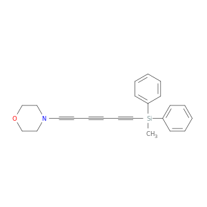 Morpholine, 4-[6-(methyldiphenylsilyl)-1,3,5-hexatriynyl]-