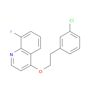 Quinoline,4-[2-(3-chlorophenyl)ethoxy]-8-fluoro-