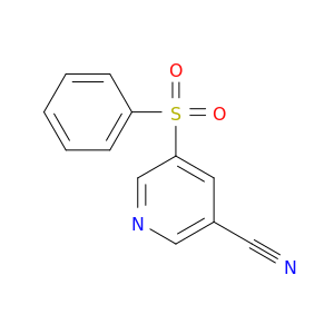 3-PYRIDINECARBONITRILE, 5-(PHENYLSULFONYL)-