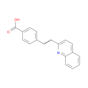 Benzoic acid, 4-[2-(2-quinolinyl)ethenyl]-