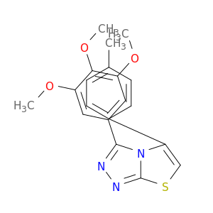 5-(4-METHYLPHENYL)-3-(3,4,5-TRIMETHOXYPHENYL)THIAZOLO(2,3-C)-1,2,4-TRIAZOLE