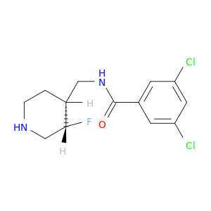 Benzamide, 3,5-dichloro-N-[[(3S,4R)-3-fluoro-4-piperidinyl]methyl]-