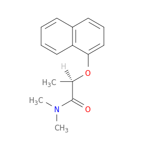 Propanamide, N,N-dimethyl-2-(1-naphthalenyloxy)-, (R)-